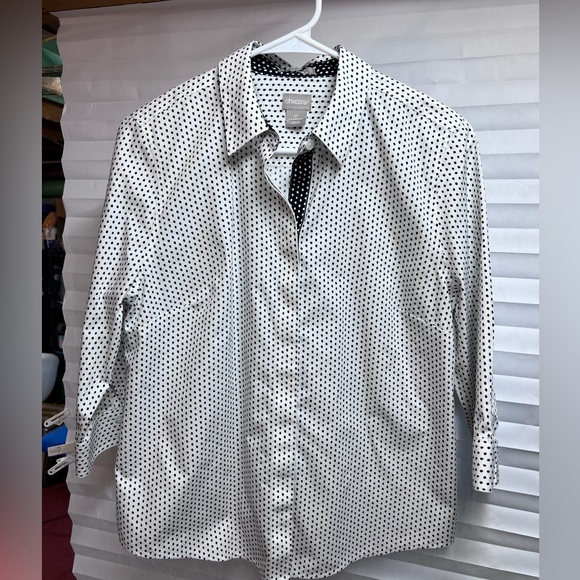 Chico's No-Iron button-down shirt - Picture 1 of 4